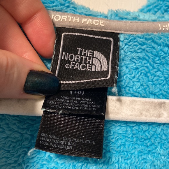 The North Face Girl’s XL (18) Aqua Fleece Jacket - Picture 6 of 12